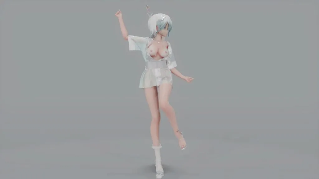 MMD21和服裸体真空言和极乐净土