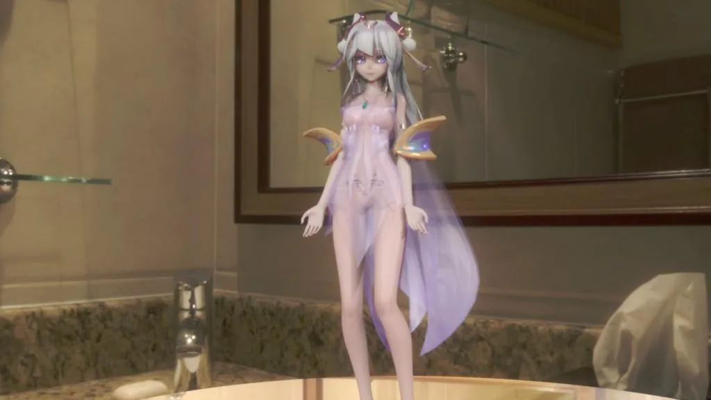 MMD02淫纹美腿嫦娥弱音神渝法则